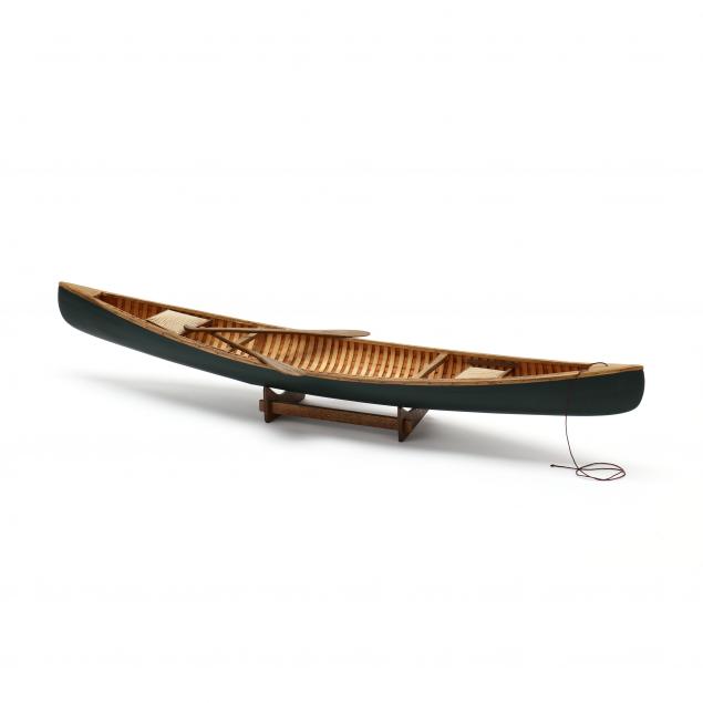 vintage-model-of-a-canoe