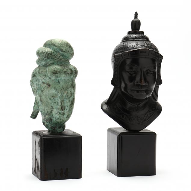 vietnamese-school-20th-century-two-bronze-busts