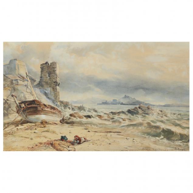 john-burgess-english-1814-1874-i-chateau-d-if-from-la-catalogne-marseilles-i