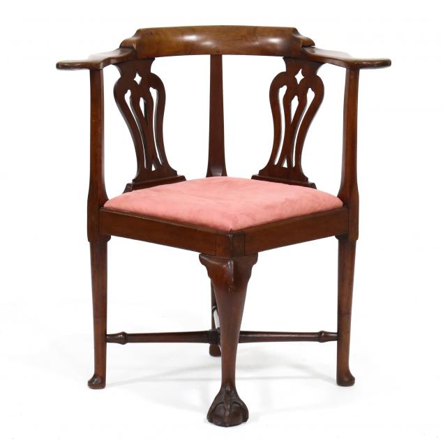 english-chippendale-mahogany-corner-chair