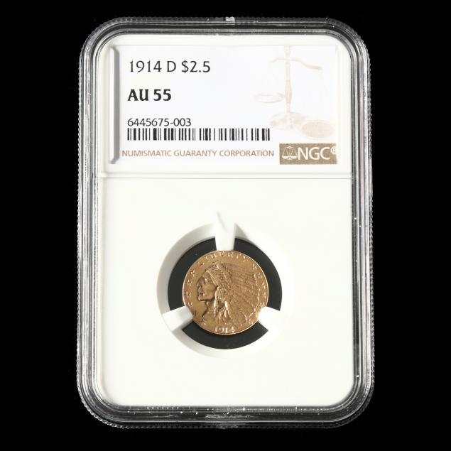 1914-d-indian-head-2-50-gold-quarter-eagle-ngc-au55