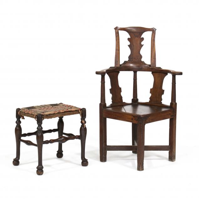 english-queen-anne-corner-chair-and-associated-stool