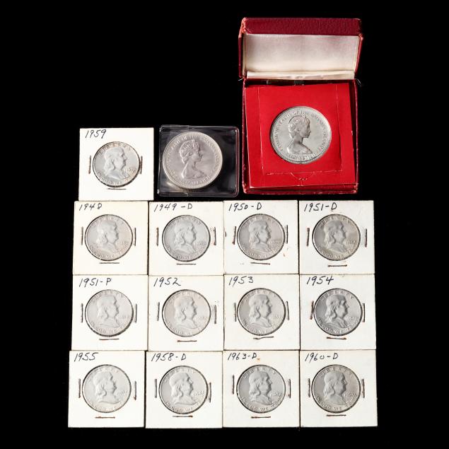 u-s-and-bahamian-silver-coin-grouping