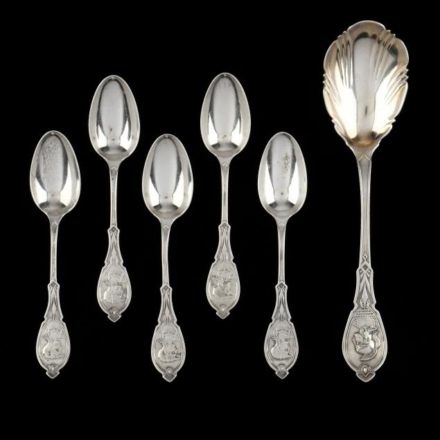 six-albert-coles-i-ivanhoe-i-coin-silver-spoons