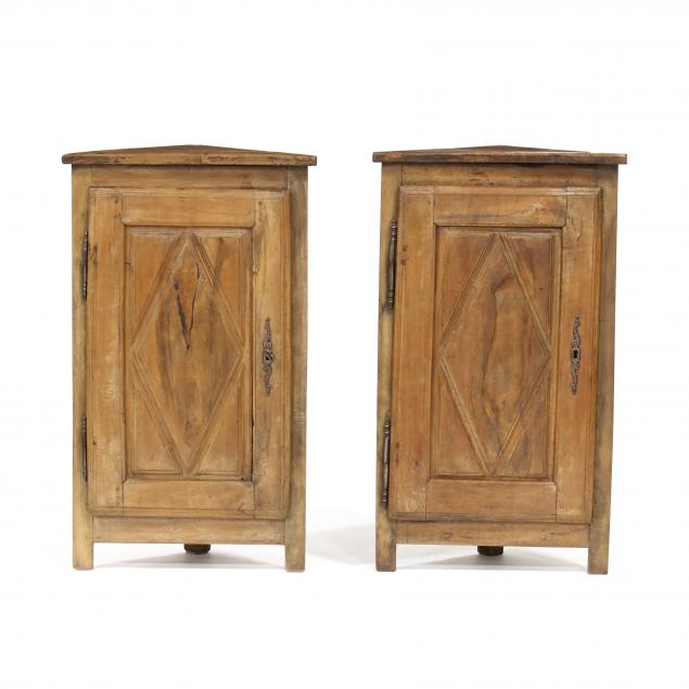 pair-of-custom-continental-diminutive-cherry-corner-cabinets