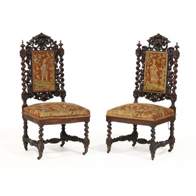 pair-of-continental-carved-walnut-side-chairs