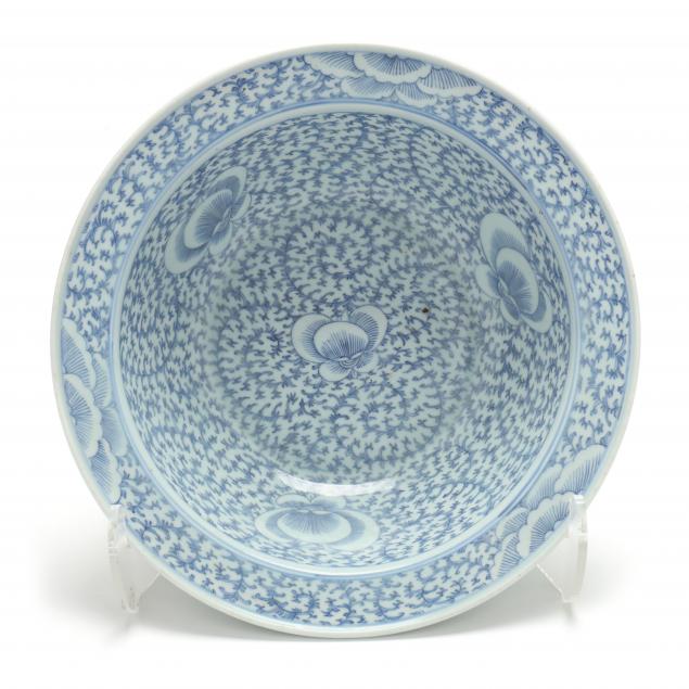 a-large-chinese-blue-and-white-porcelain-basin-bowl
