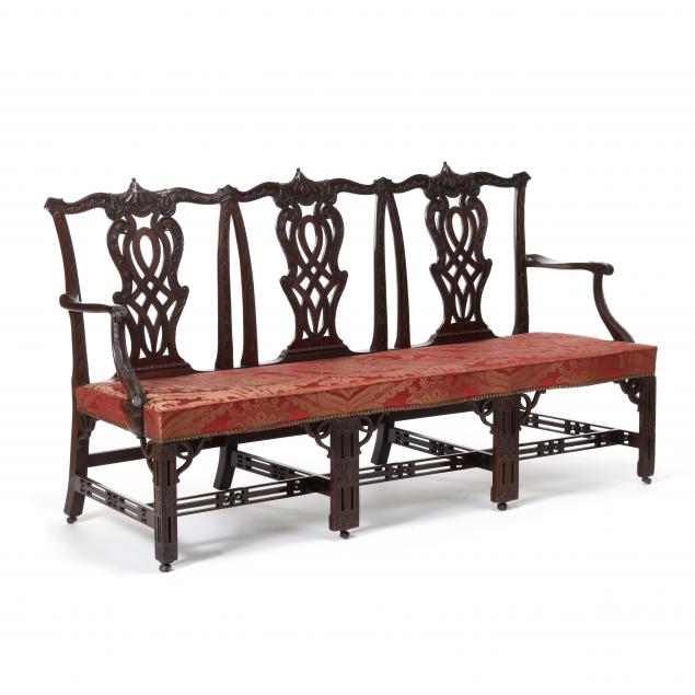 english-chinese-chippendale-carved-mahogany-triple-back-settee
