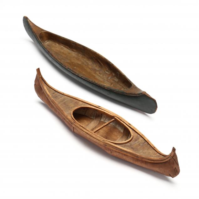 vintage-pair-of-canoe-models