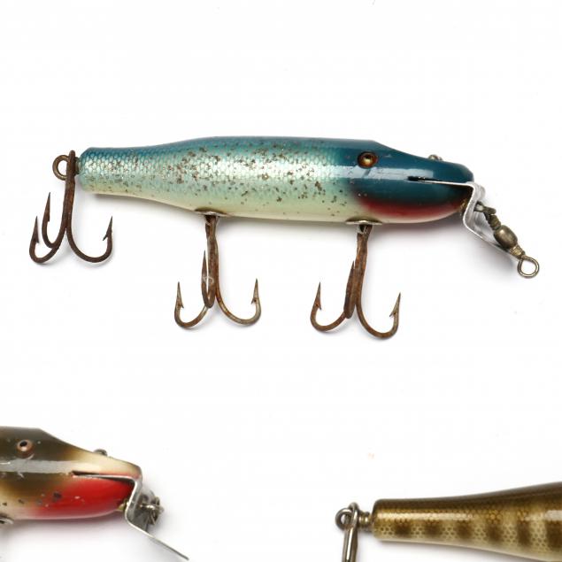 Five Vintage Creek Chub Pikie Lures (Lot 2265 - Summer Sporting