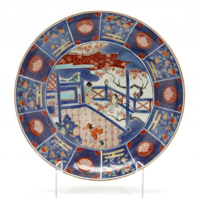 a-large-japanese-edo-period-imari-deep-charger