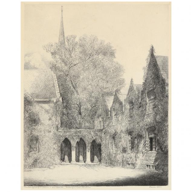 louis-orr-american-1879-1961-i-christ-episcopal-church-the-cloister-raleigh-north-carolina-i