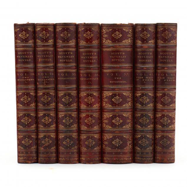 twenty-three-23-volumes-from-two-sets-of-sir-walter-scott-s-works