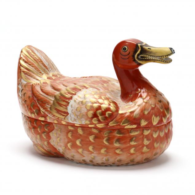 mottahedeh-lowestoft-reproduction-peking-duck-tureen