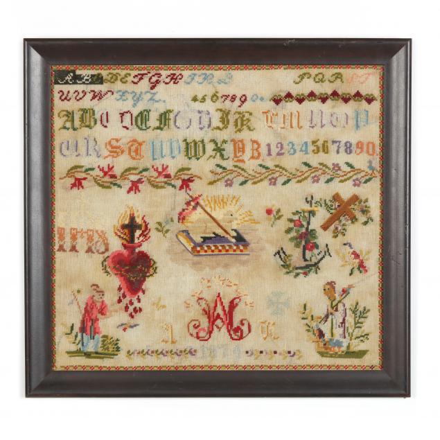 framed-victorian-sampler-dated-1874