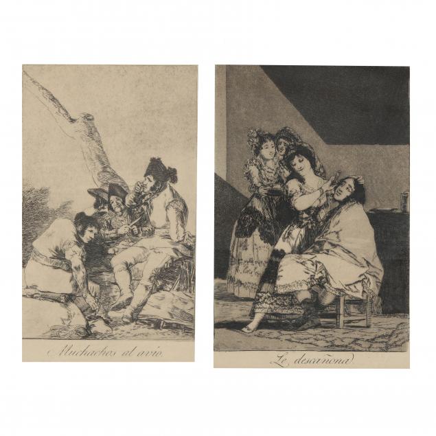 francisco-de-goya-spanish-1746-1828-i-muchachos-al-avio-lads-making-reach-i-and-i-le-descanona-she-fleeces-him-i-two-works