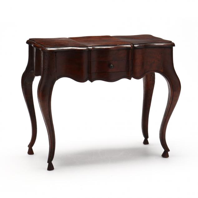 french-provincial-miniature-walnut-dressing-table