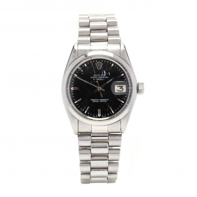 gent-s-vintage-stainless-steel-oyster-perpetual-date-watch-rolex