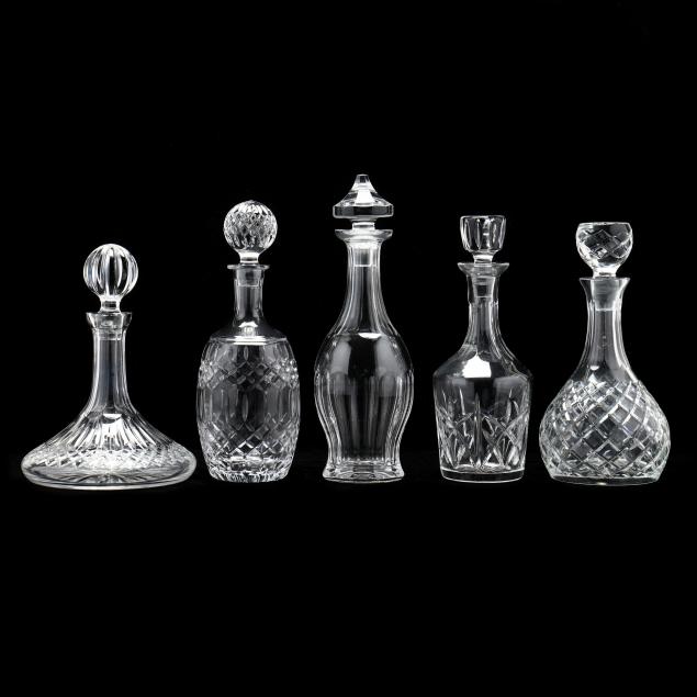 five-crystal-decanters