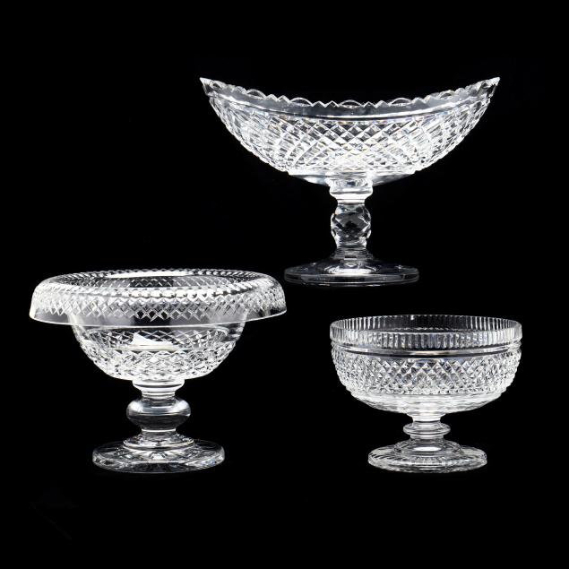 waterford-three-crystal-pedestal-bowls