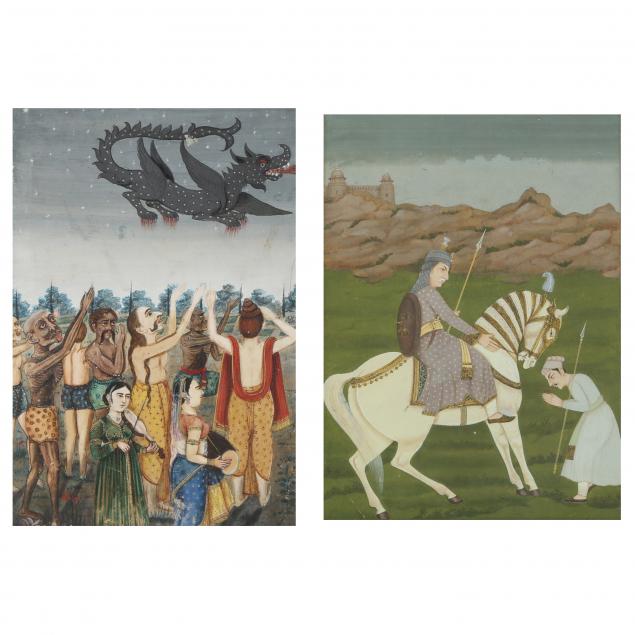 two-indian-miniature-paintings