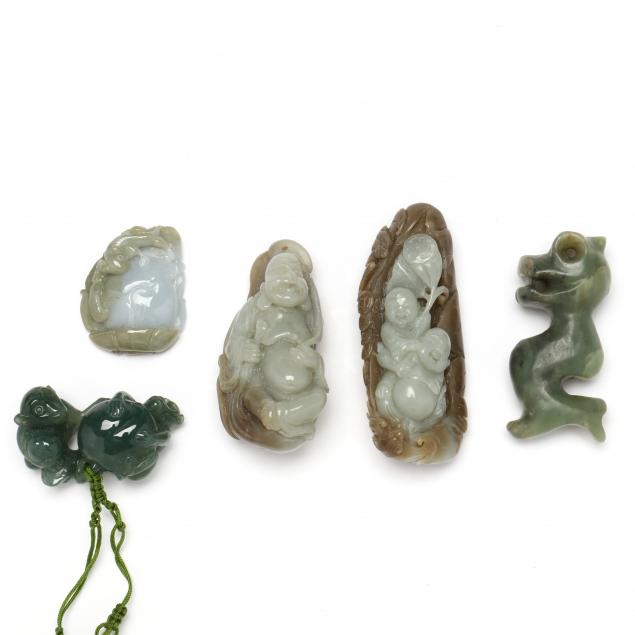 a-group-of-chinese-nephrite-jade-carvings