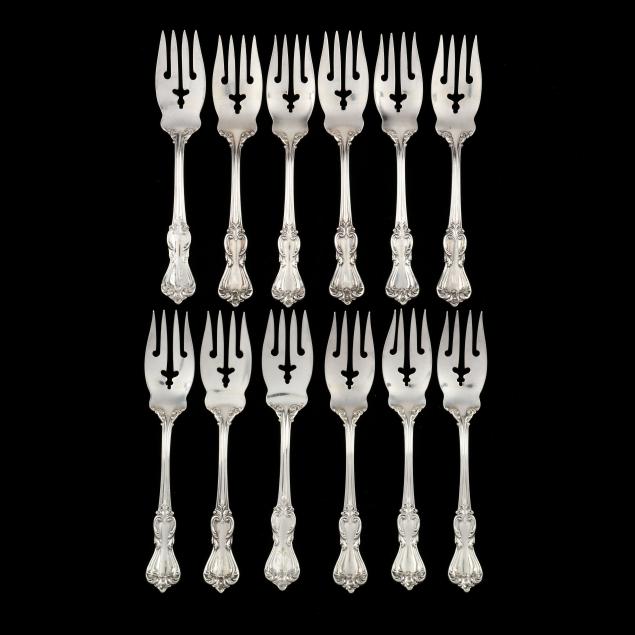 twelve-reed-barton-i-marlborough-i-sterling-silver-salad-forks