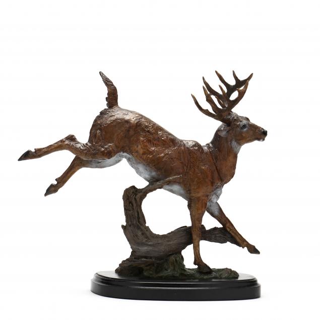 lorenzo-e-ghiglieri-american-b-1931-bronze-sculpture-of-a-stag