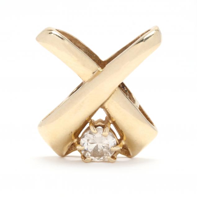 gold-and-diamond-x-motif-slide-pendant