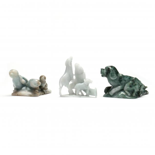 three-jade-animal-carvings