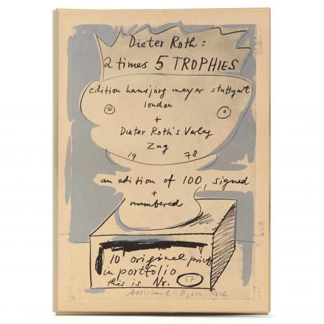 dieter-roth-german-swiss-1930-1998-i-2-times-5-trophies-i-portfolio-of-11-prints