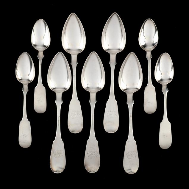 nine-philadelphia-coin-silver-spoons