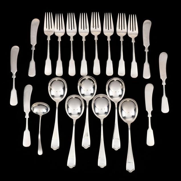 a-grouping-of-21-american-sterling-silver-flatware-items