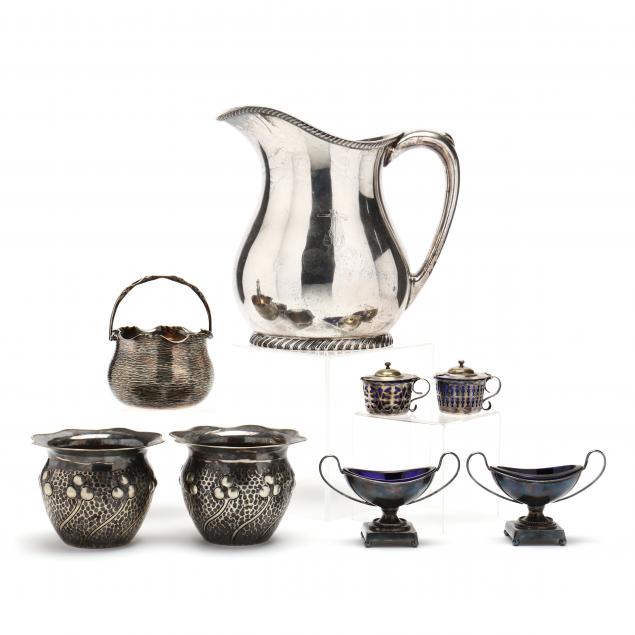 a-group-of-vintage-and-antique-silverplate-hollowware