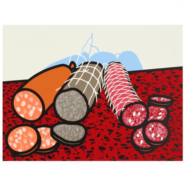 patrick-caulfield-british-1936-2005-i-three-sausages-i