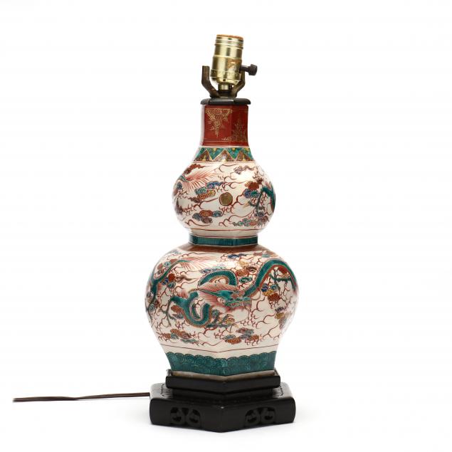 a-japanese-satsuma-kutani-vase-lamp