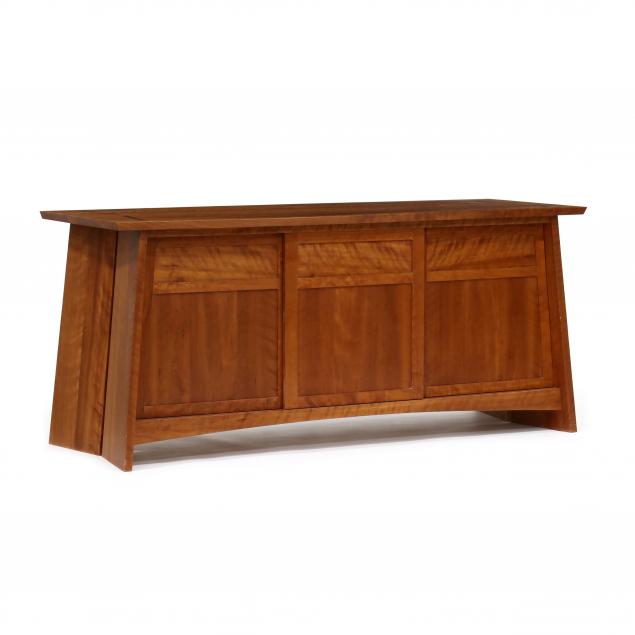 american-craft-large-cherry-credenza