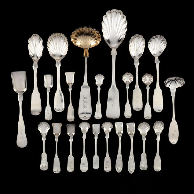 a-grouping-of-23-american-coin-silver-flatware-items