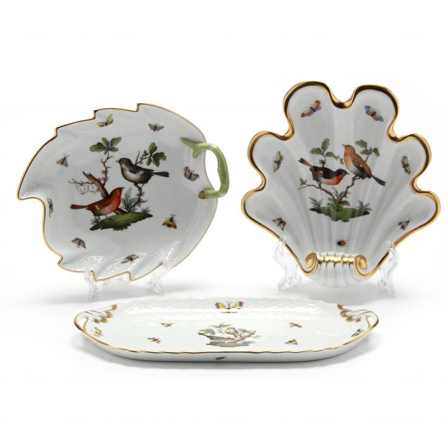 three-herend-porcelain-i-rothschild-bird-i-small-serving-vessels