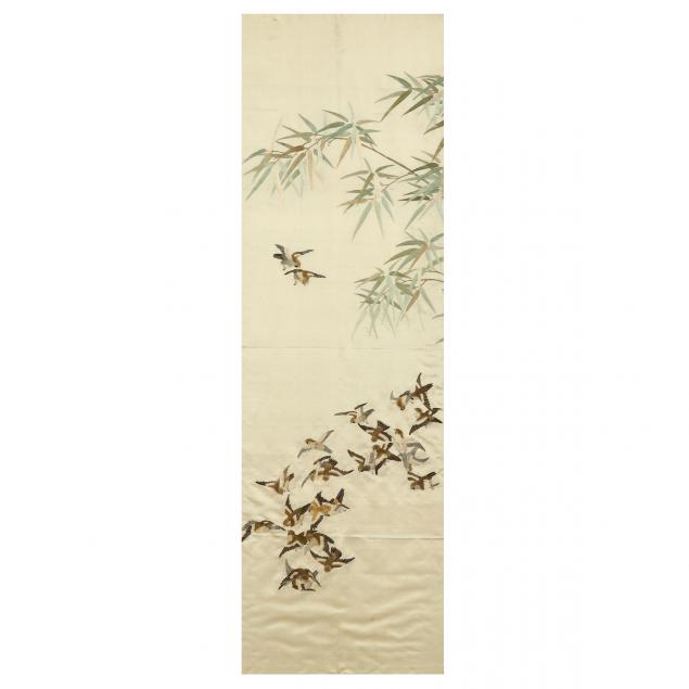 an-asian-silk-embroidery-panel-with-birds-and-bamboo