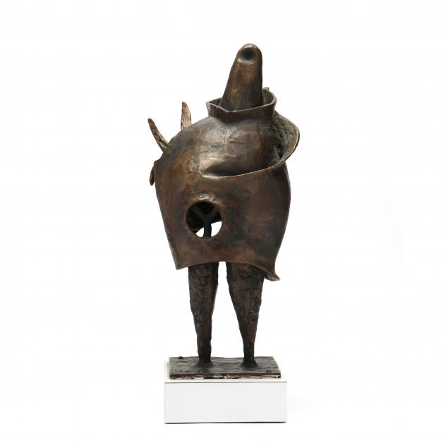 harry-baron-israeli-b-1944-surrealist-figural-bronze-sculpture