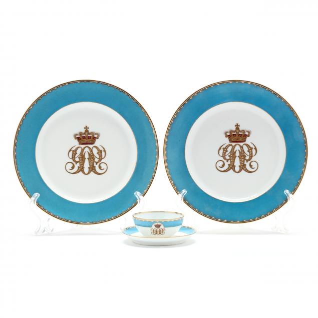 four-pieces-of-a-royal-copenhagen-dinner-service