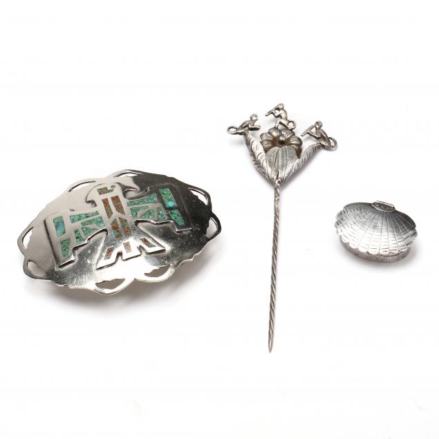 three-american-indian-and-spanish-colonial-silver-i-objets-d-art-i