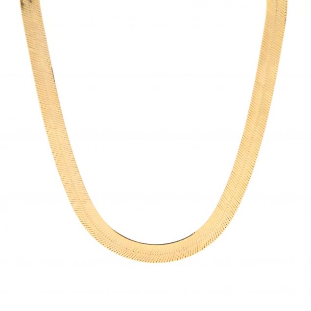 wide-gold-herringbone-necklace-aurafin