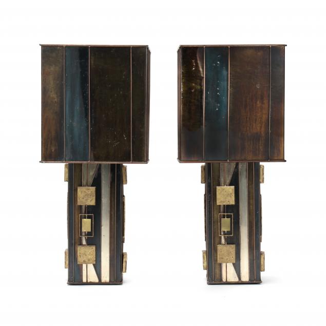 curtis-jere-pair-of-brutalist-brass-table-lamps