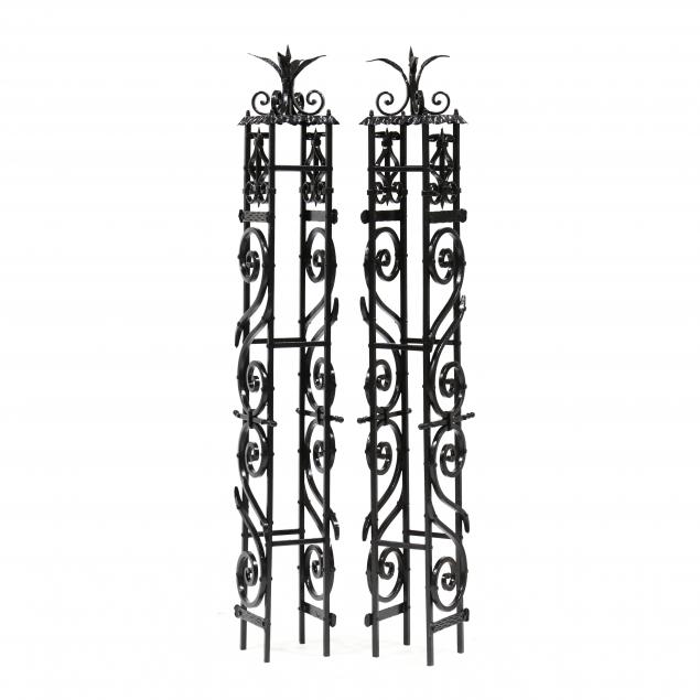 pair-of-painted-iron-architectural-posts