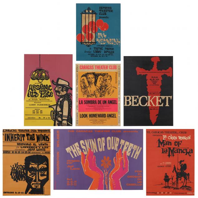 seven-vintage-posters-for-the-caracas-theater-club-venezuela-1960s