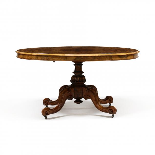 antique-english-tilt-top-burl-wood-breakfast-table