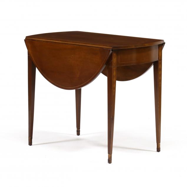 brandt-federal-style-inlaid-mahogany-pembroke-table