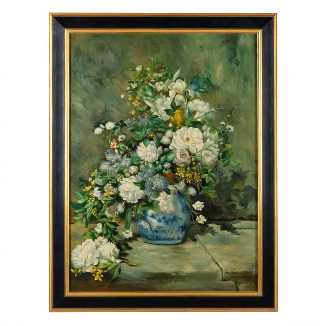 decorative-still-life-of-flowers-in-a-canton-jar